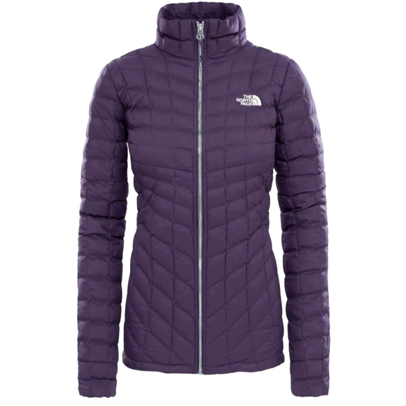The North Face Jackets & Blazers - The North Face "Thermoball" Full Zip Puffer Jacket Size S in Eggplant w/ Silver